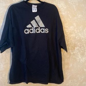 Adidas 2xl tshirt. Black. No stains